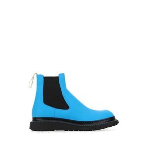 LOEWE Ankle Boots with Elastic Side Panels Men LIGHT BLUE
